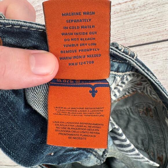 Rock Revival Angie Cut Off Denim Jean Shorts Womens 31 Blue Light Wash - Picture 14 of 16